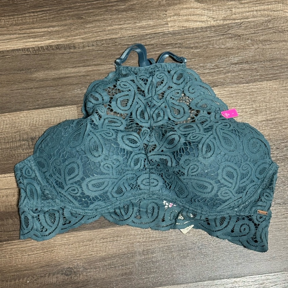 PINK Victoria's Secret Blue Lace Bralette
